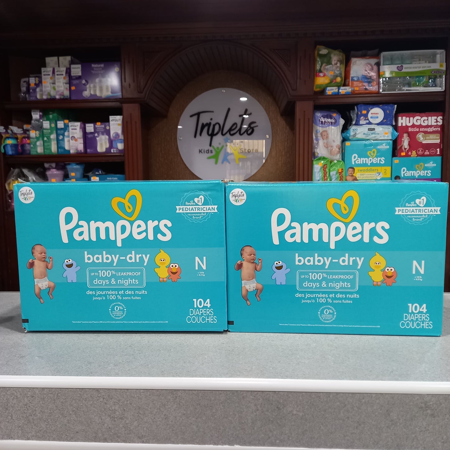 Pañales, super pack, Pampers Babydry