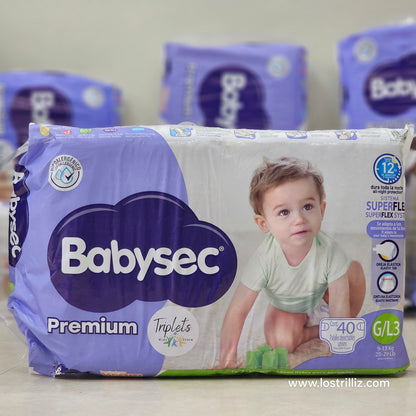 Pañales Premium Jumbopack, Babysec