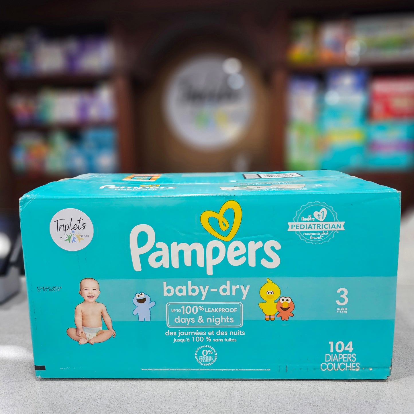 Pañales, super pack, Pampers Babydry