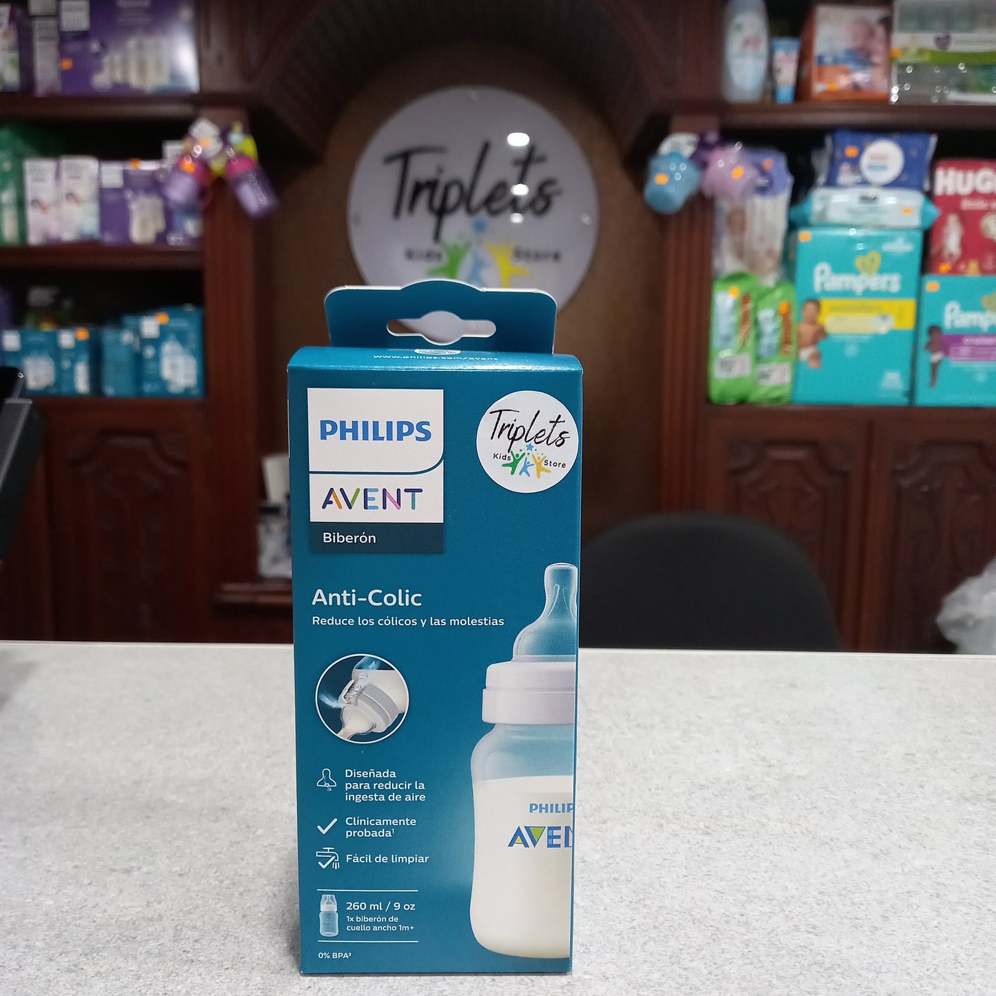 Biberon Anticolicos, 9 Oz, Philips Avent