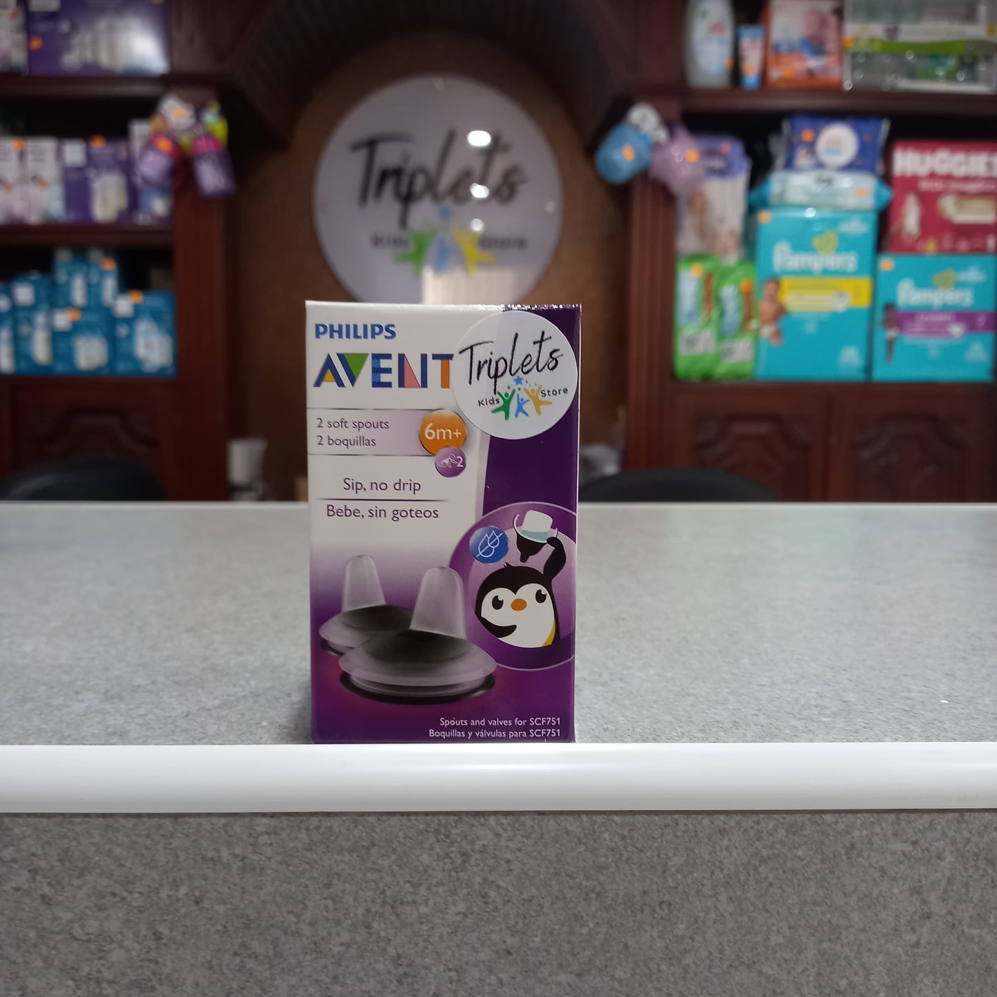 2 Boquillas con Valvulas Anti Derrames Philips Avent +6 meses