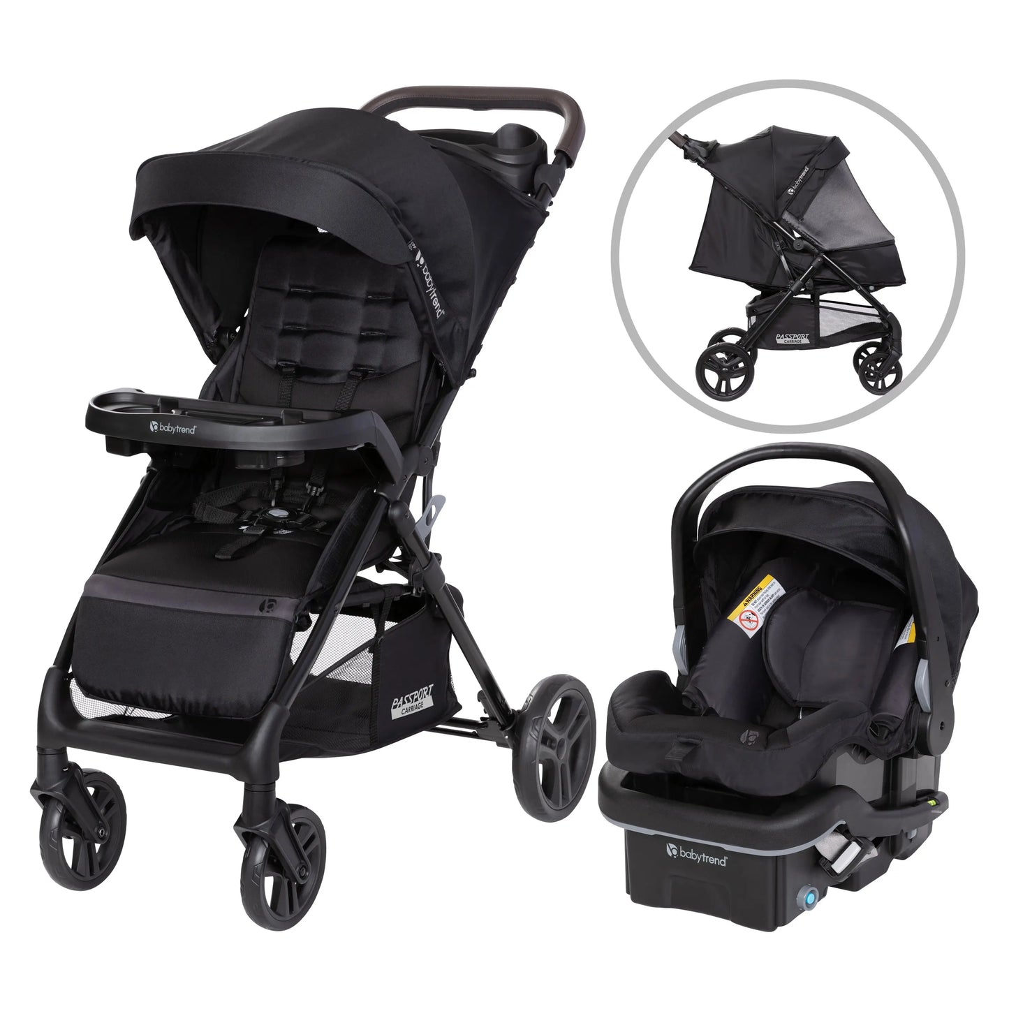 Coche de Viaje Passport® Carriage DLX, con Silla de Auto Infantil EZ-Lift™ PLUS, Babytrend