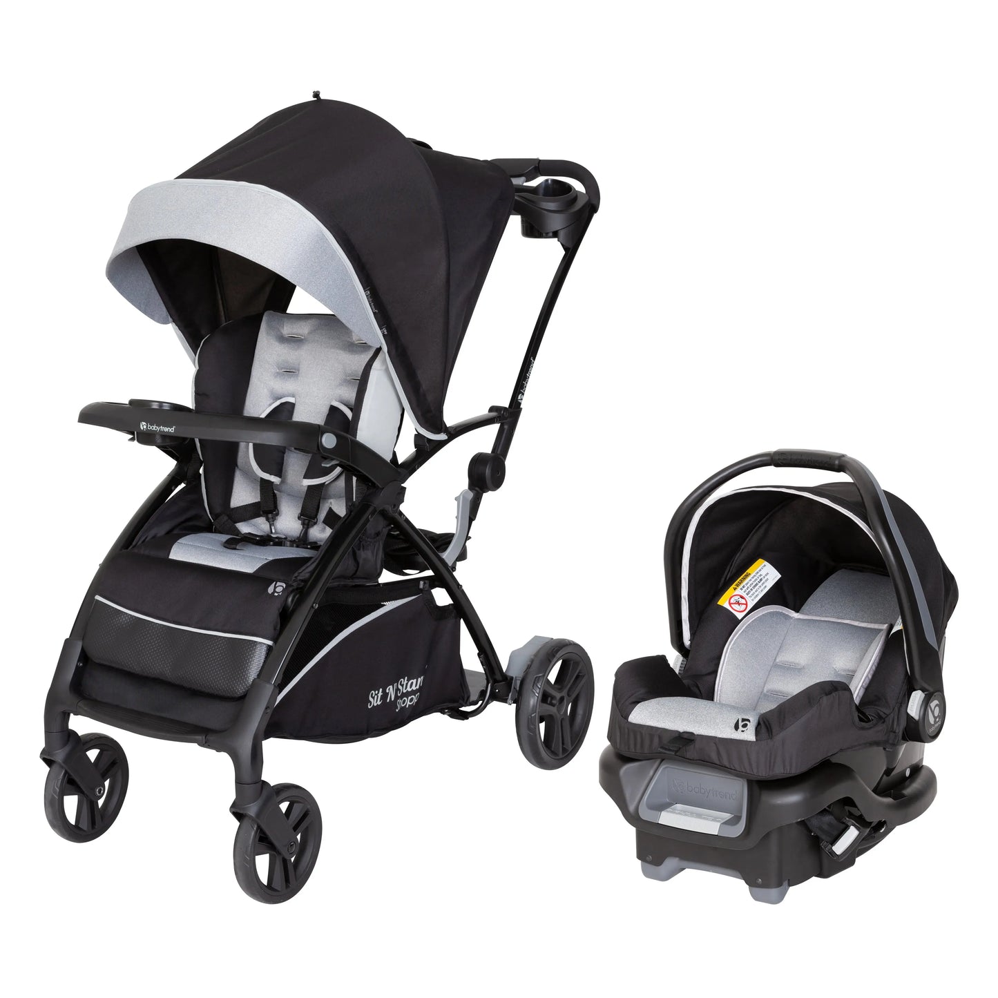 Coche de Viaje Sit N Stand® 5 en 1 con Silla de Auto Ally™ 35, Baby Trend