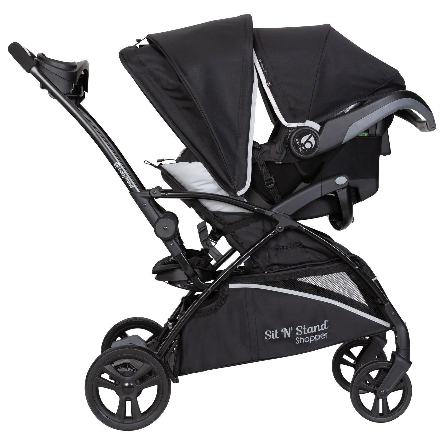 Coche de Viaje Sit N Stand® 5 en 1 con Silla de Auto Ally™ 35, Baby Trend