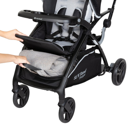 Coche de Viaje Sit N Stand® 5 en 1 con Silla de Auto Ally™ 35, Baby Trend