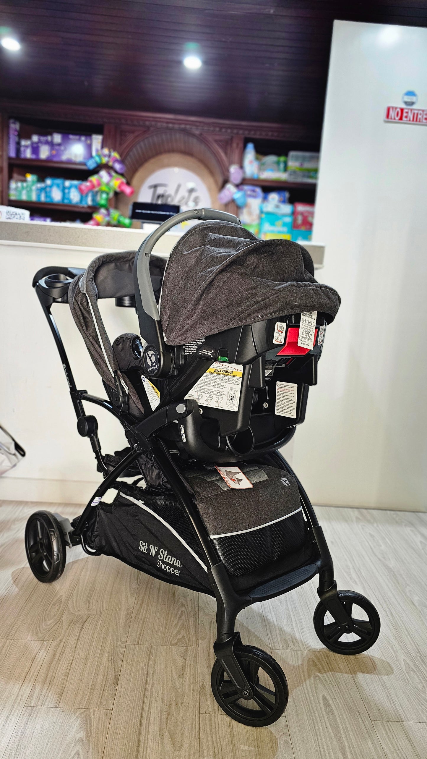 Coche de Viaje Sit N Stand® 5 en 1 con Silla de Auto Ally™ 35, Baby Trend