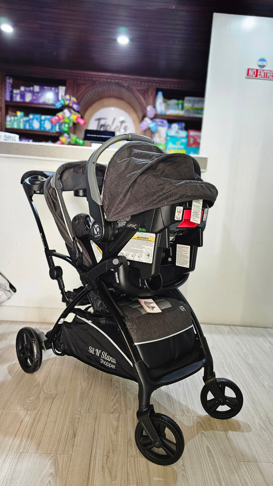 Coche de Viaje Sit N Stand® 5 en 1 con Silla de Auto Ally™ 35, Baby Trend