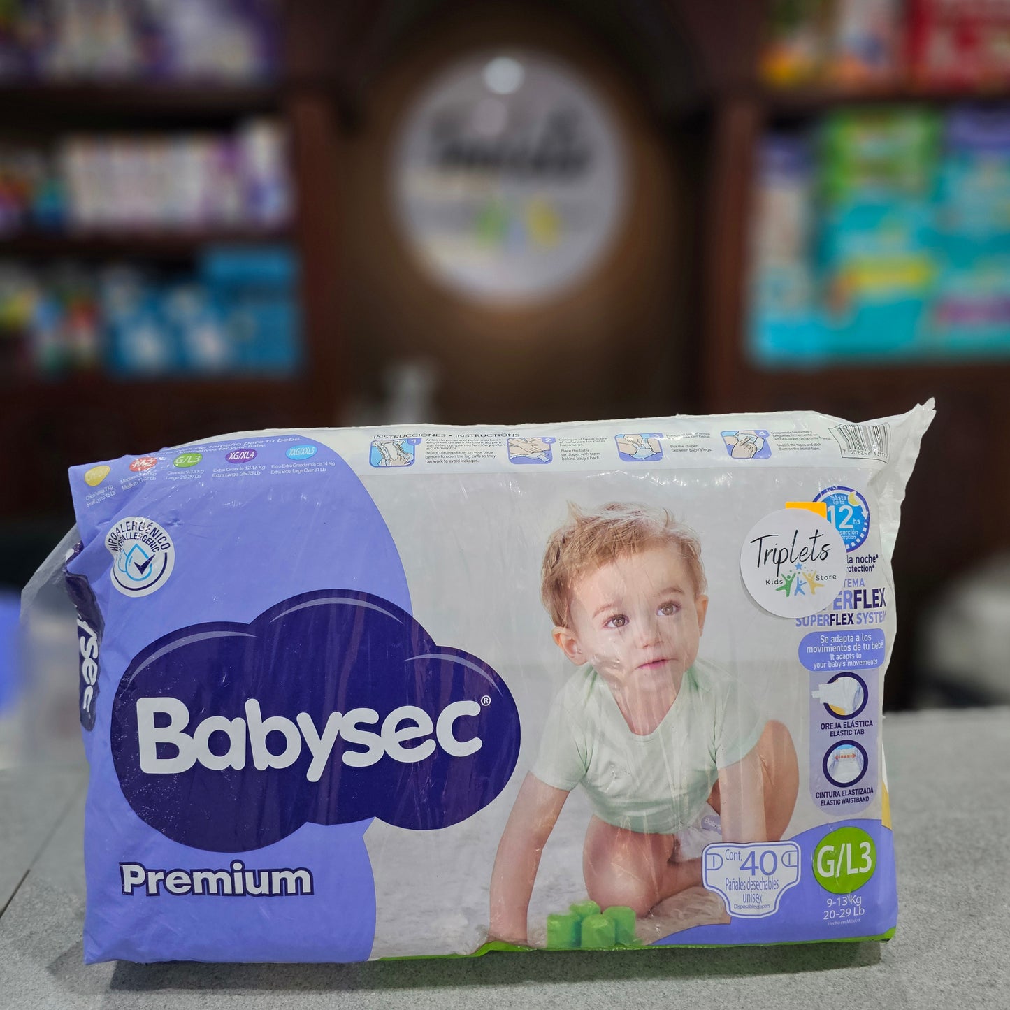 Pañales Premium Jumbopack, Babysec